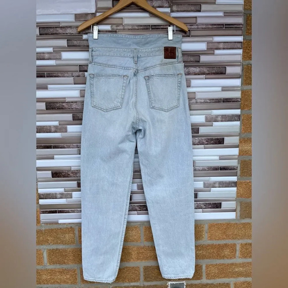 JEAN ATELIER Flip Fold-over High-rised Straight-leg Jeans 28 - Picture 12 of 16